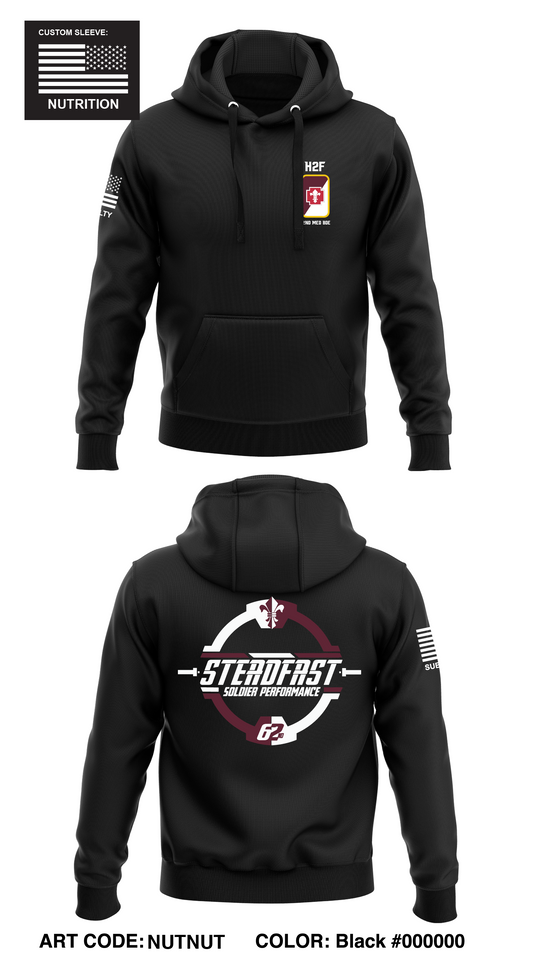 62nd Medical Brigade Store 1  Core Men's Hooded Performance Sweatshirt - NUTNUT