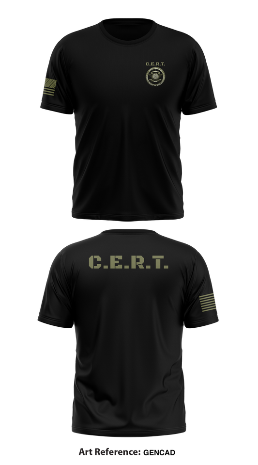 C.E.R.T. Store 1 Core Men's SS Performance Tee - geNcAd
