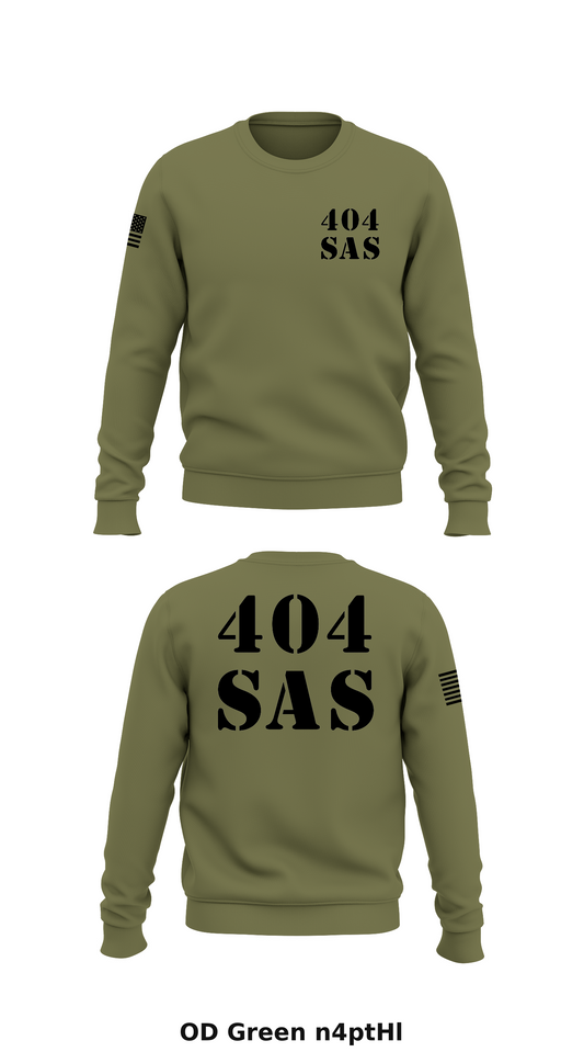 404 SAS Store 1 Core Men's Crewneck Performance Sweatshirt - n4ptHl
