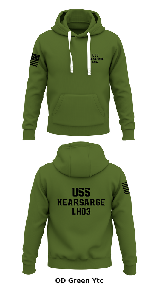 USS KEARSARGE LHD3 Store 1  Core Men's Hooded Performance Sweatshirt - Ytc