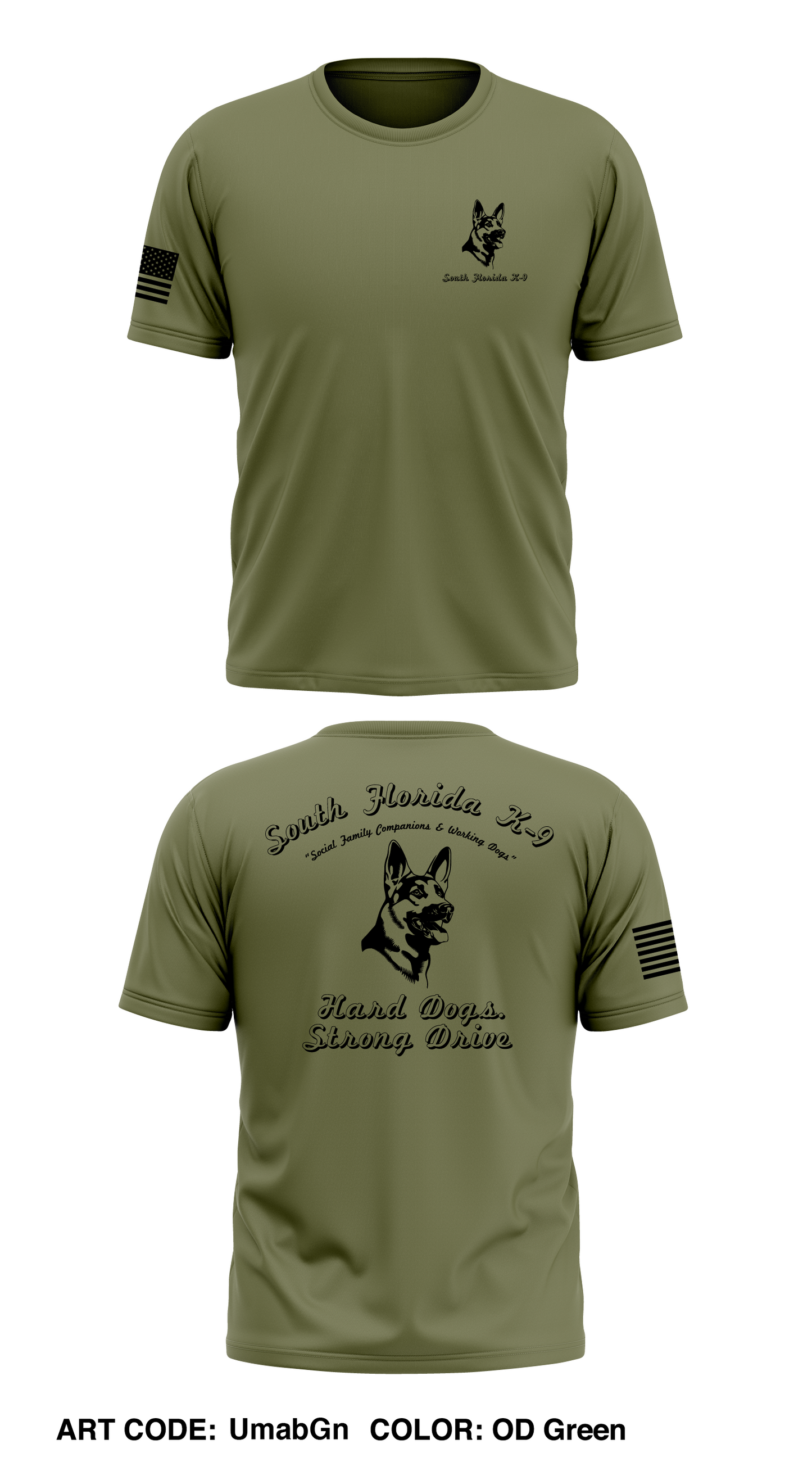K9UT Store 1 Core Men's SS Performance Tee - UmabGn