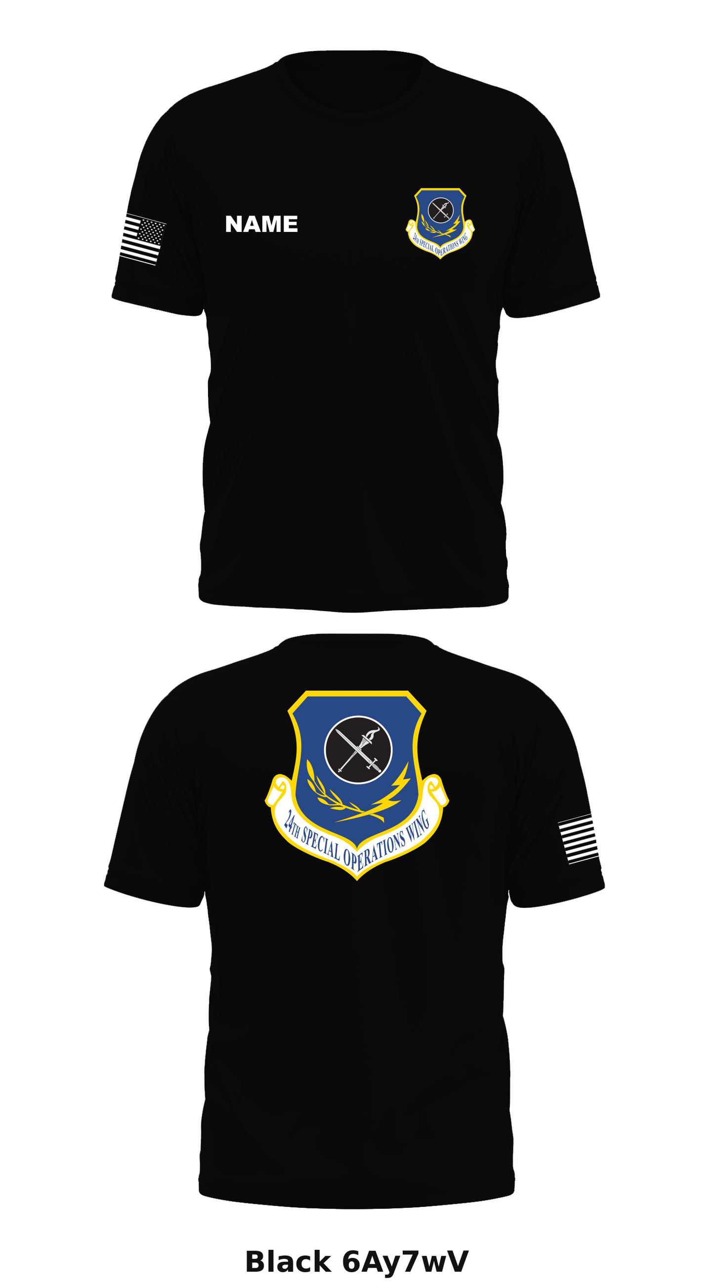 24th SPECIAL OPERATIONS WING Store 1 Core Men's SS Performance Tee - 6Ay7wV