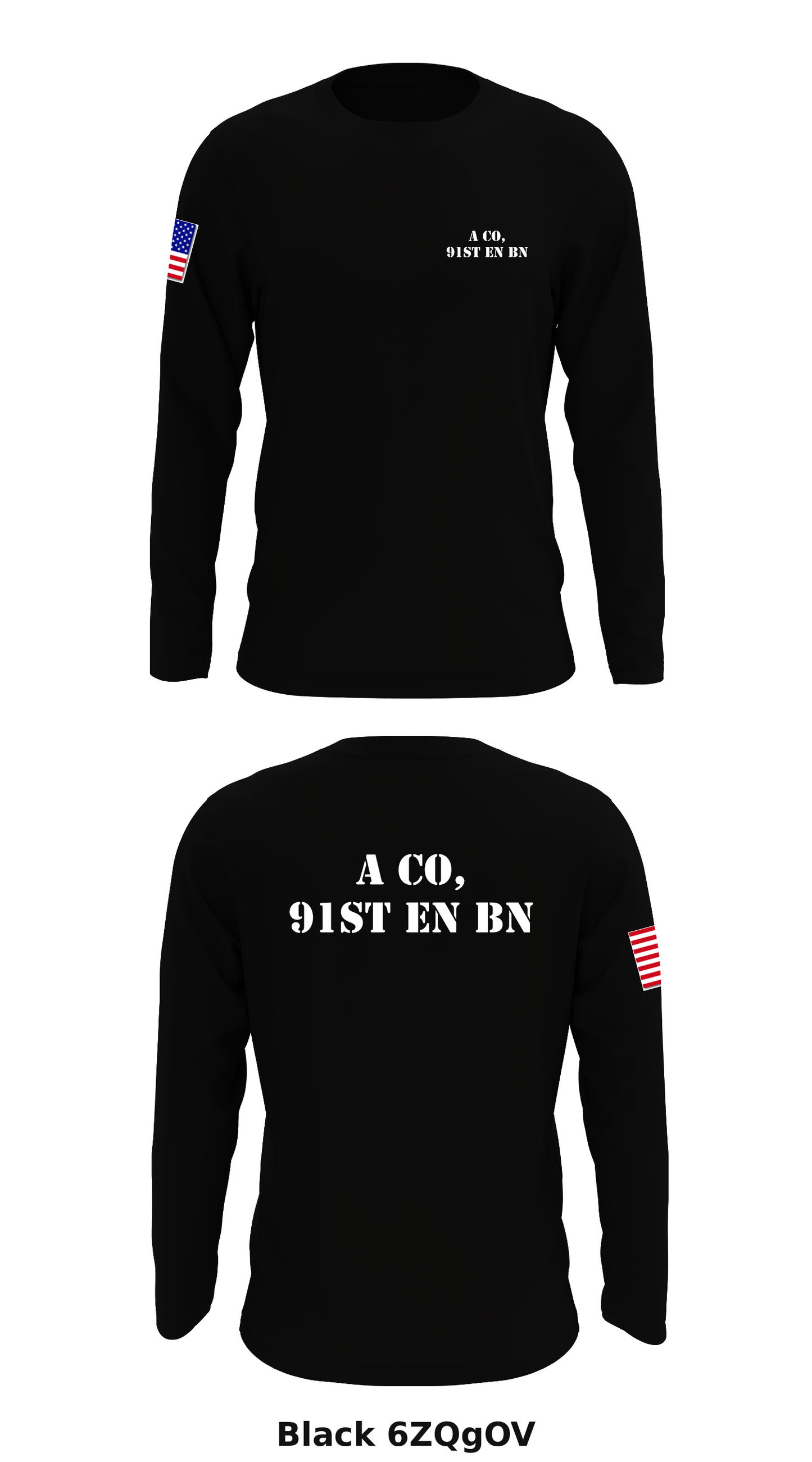 A co, 91st EN BN Store 1 Core Men's LS Performance Tee - 6ZQgOV