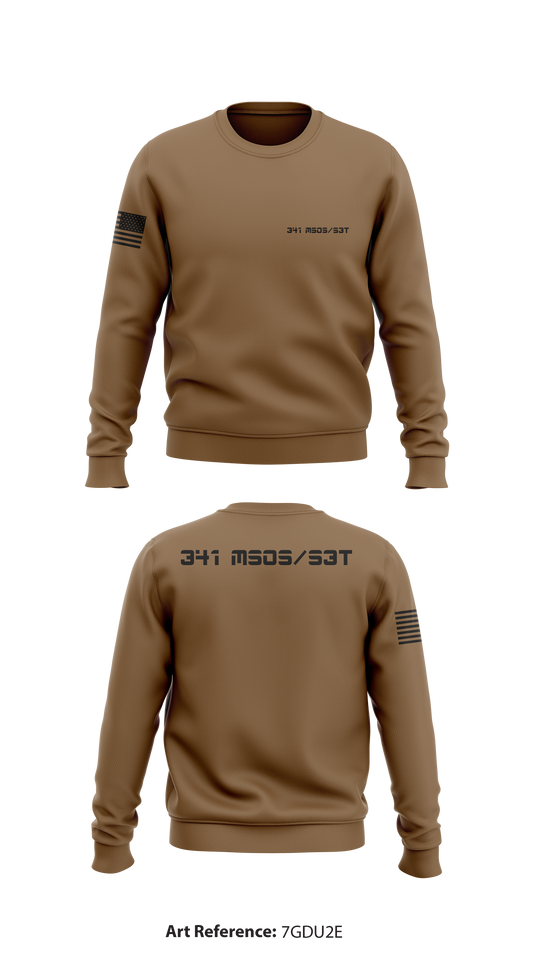 341 MSOS/S3T Store 1 Core Men's Crewneck Performance Sweatshirt - 7gDu2E