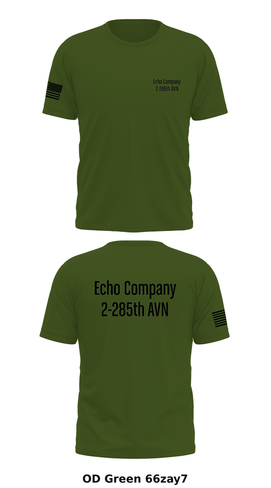 Echo Company 2-285th AVN Store 1 Core Men's SS Performance Tee - 66zay7
