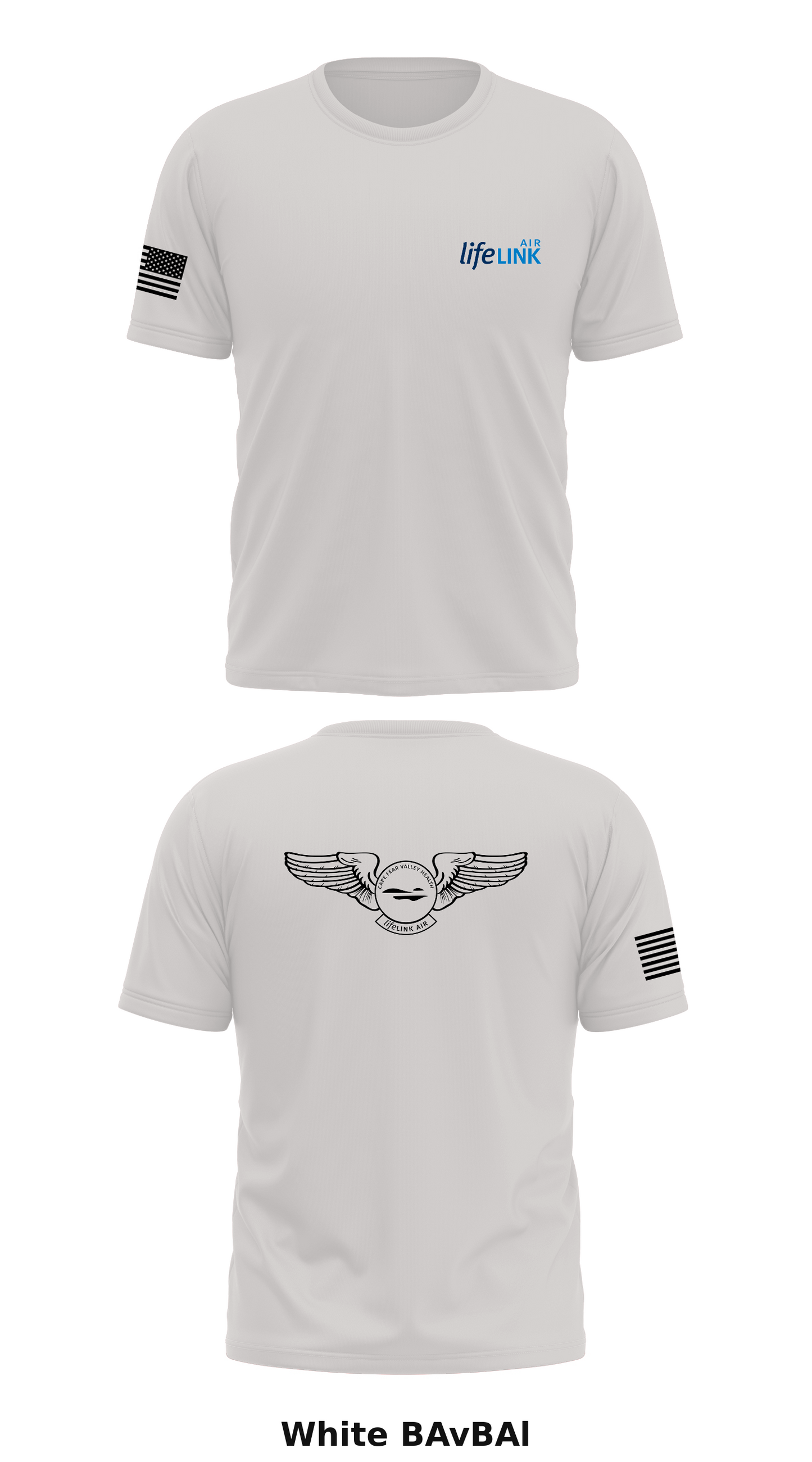 LifeLINK AIR  Store 1 Core Men's SS Performance Tee - BAvBAl