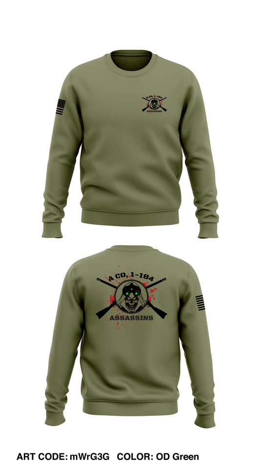 A Co, 1-184 IN Store 1 Core Men's Crewneck Performance Sweatshirt - mWrG3G