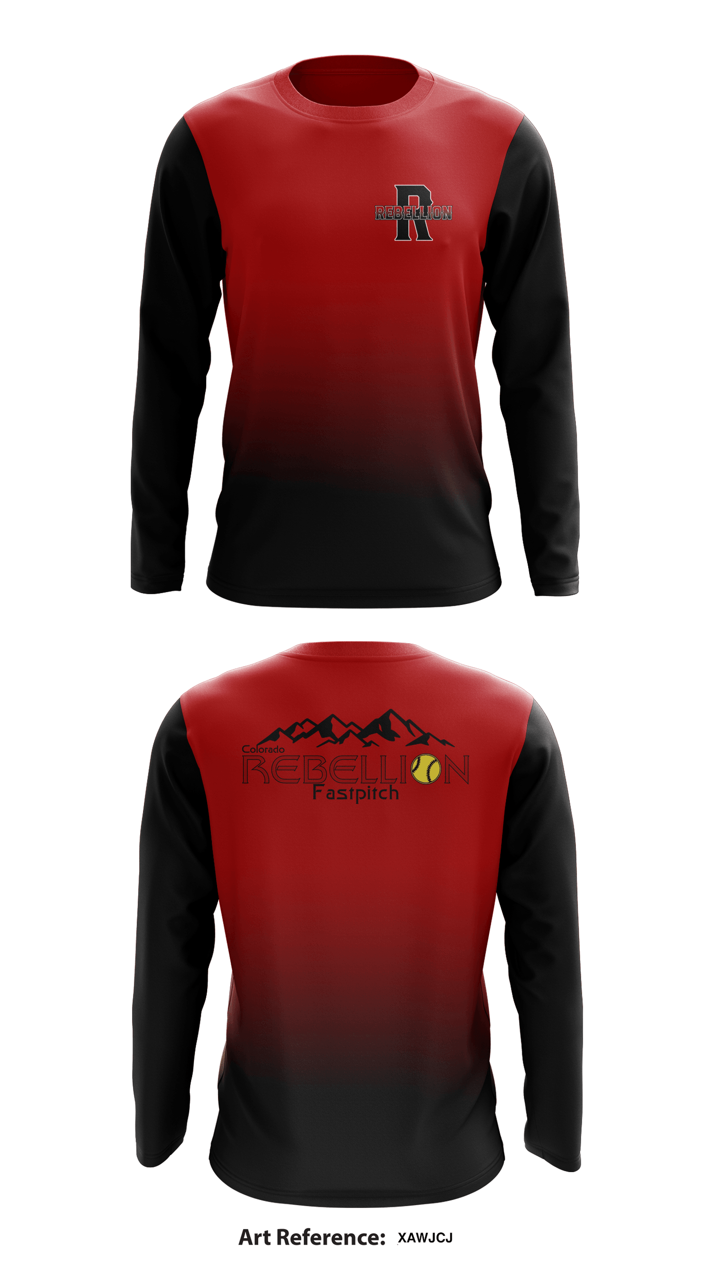 Colorado Rebellion Store 1 Core Men's LS Performance Tee - XaWJCJ