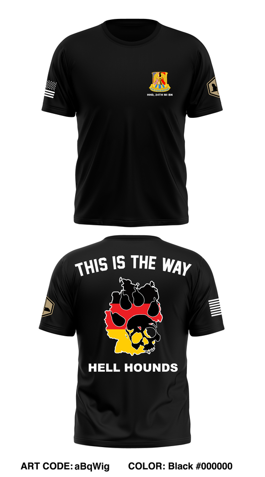HHD, 24th MI BN, 66th MI BDE Store 1 Core Men's SS Performance Tee - aBqWig