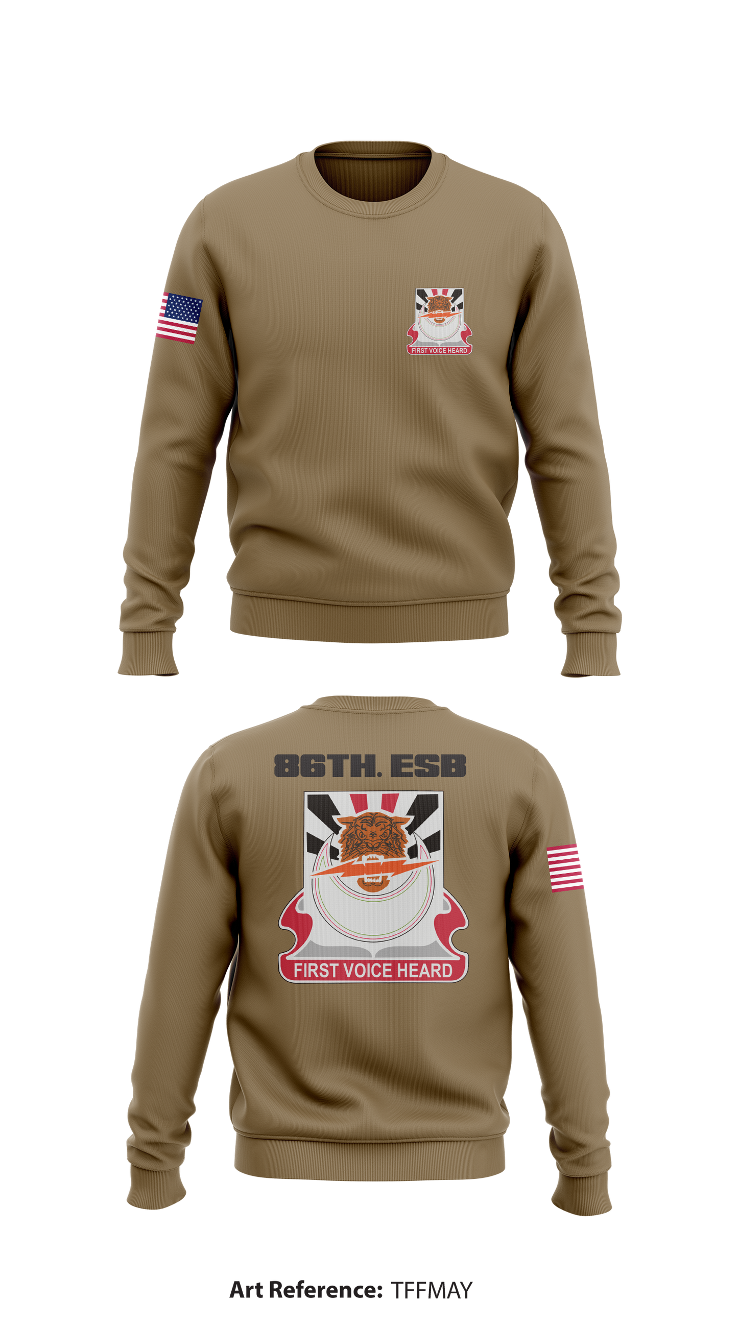 86th. ESB Store 1 Core Men's Crewneck Performance Sweatshirt - tFfmAY