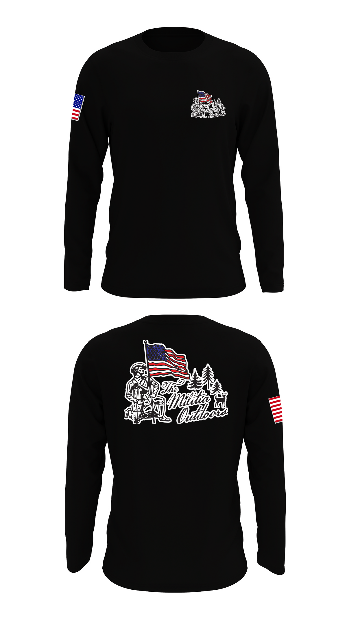 The Militia Outdoors  Store 1 Core Men's LS Performance Tee - 94897739007