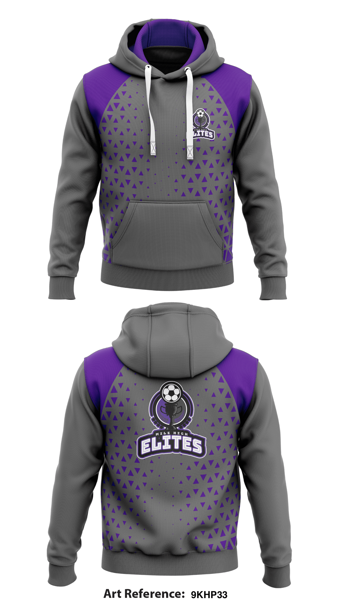 Mile High Elites Store 1  Core Men's Hooded Performance Sweatshirt - 9Khp33