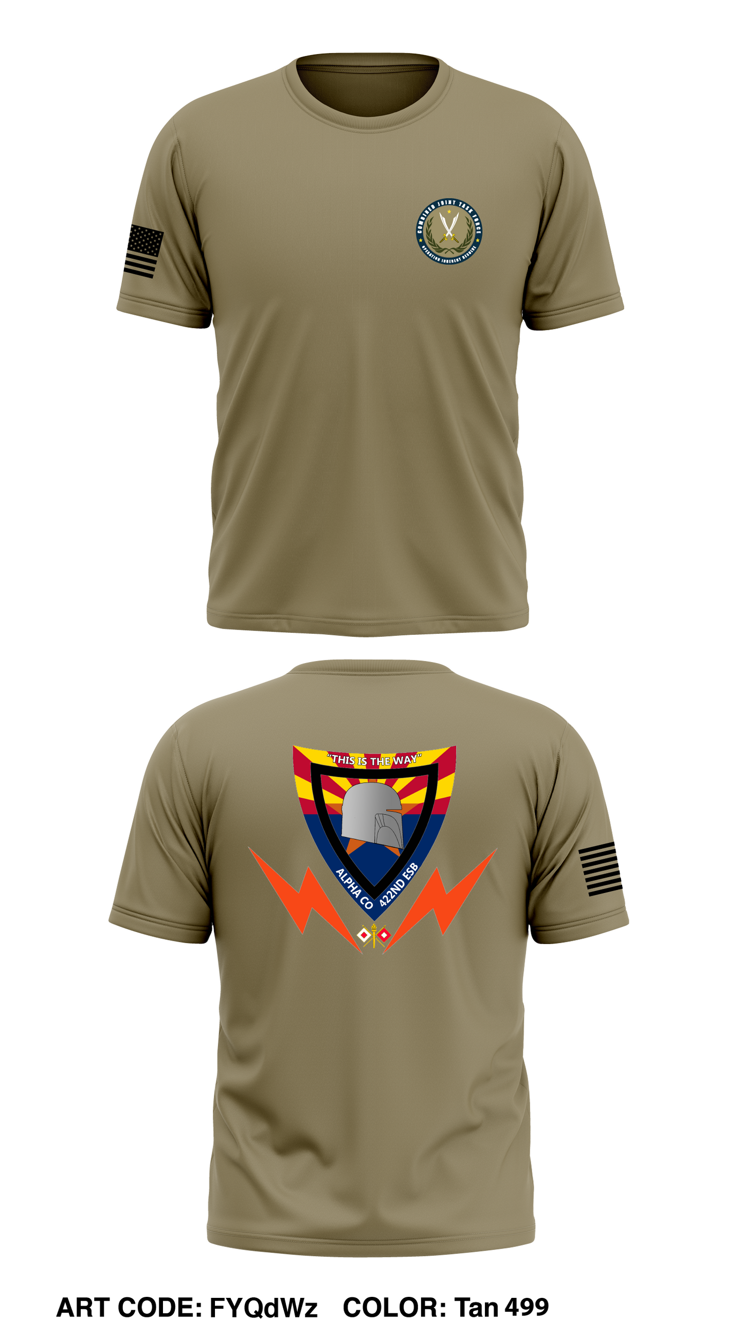 Co A 422 ESB Store 1 Core Men's SS Performance Tee - FYQdWz