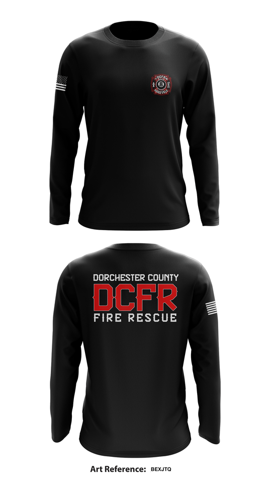 Dorchester County Fire Rescue Store 1 Core Men's LS Performance Tee - bEXjTq