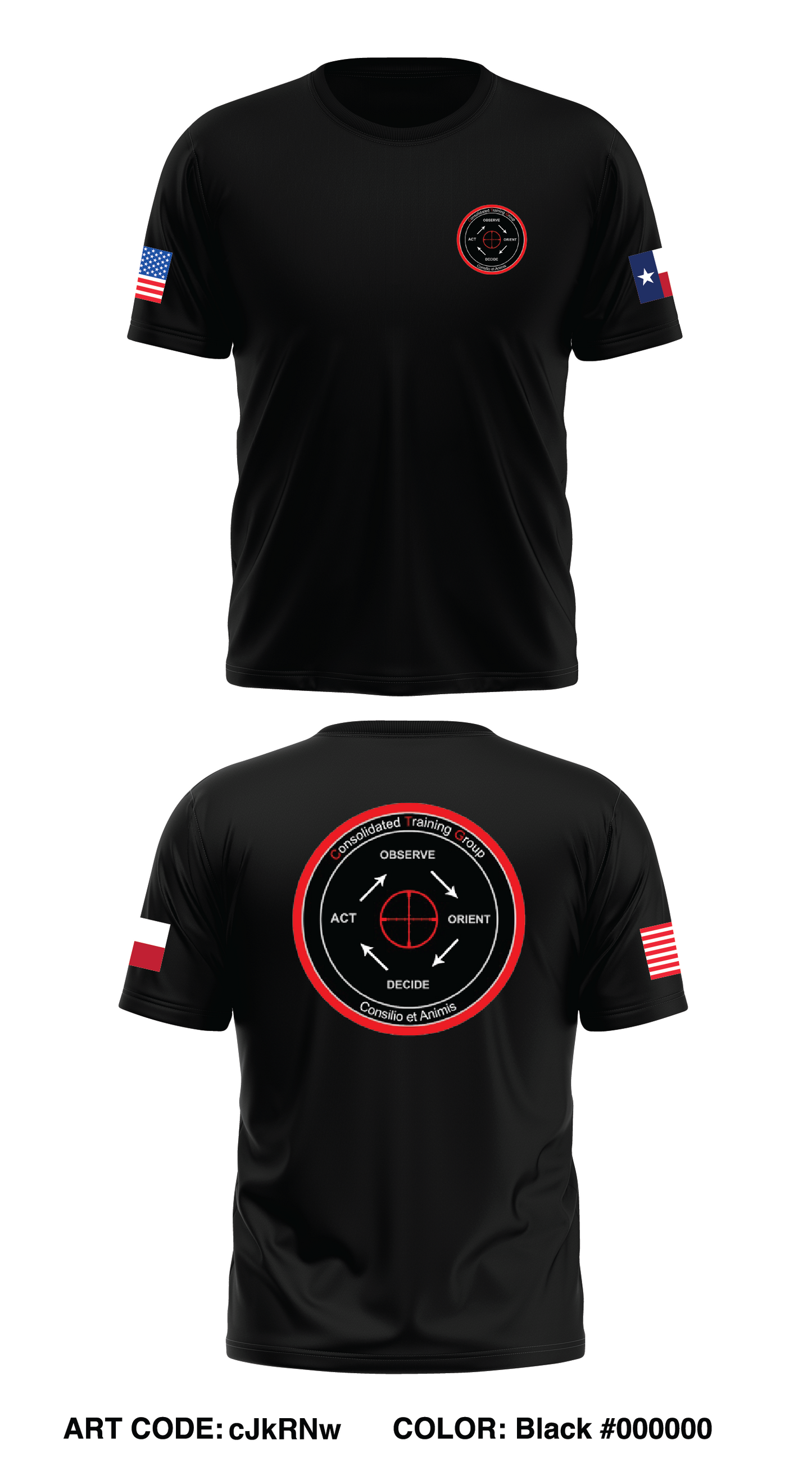 Consolidated Training Group  Store 1 Core Men's SS Performance Tee - cJkRNw
