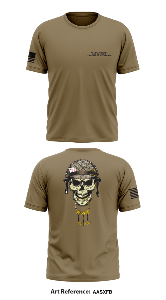 Delta Company 837 Brigade Engineers Battalion Store 1 Core Men's SS Performance Tee - aaSXfb