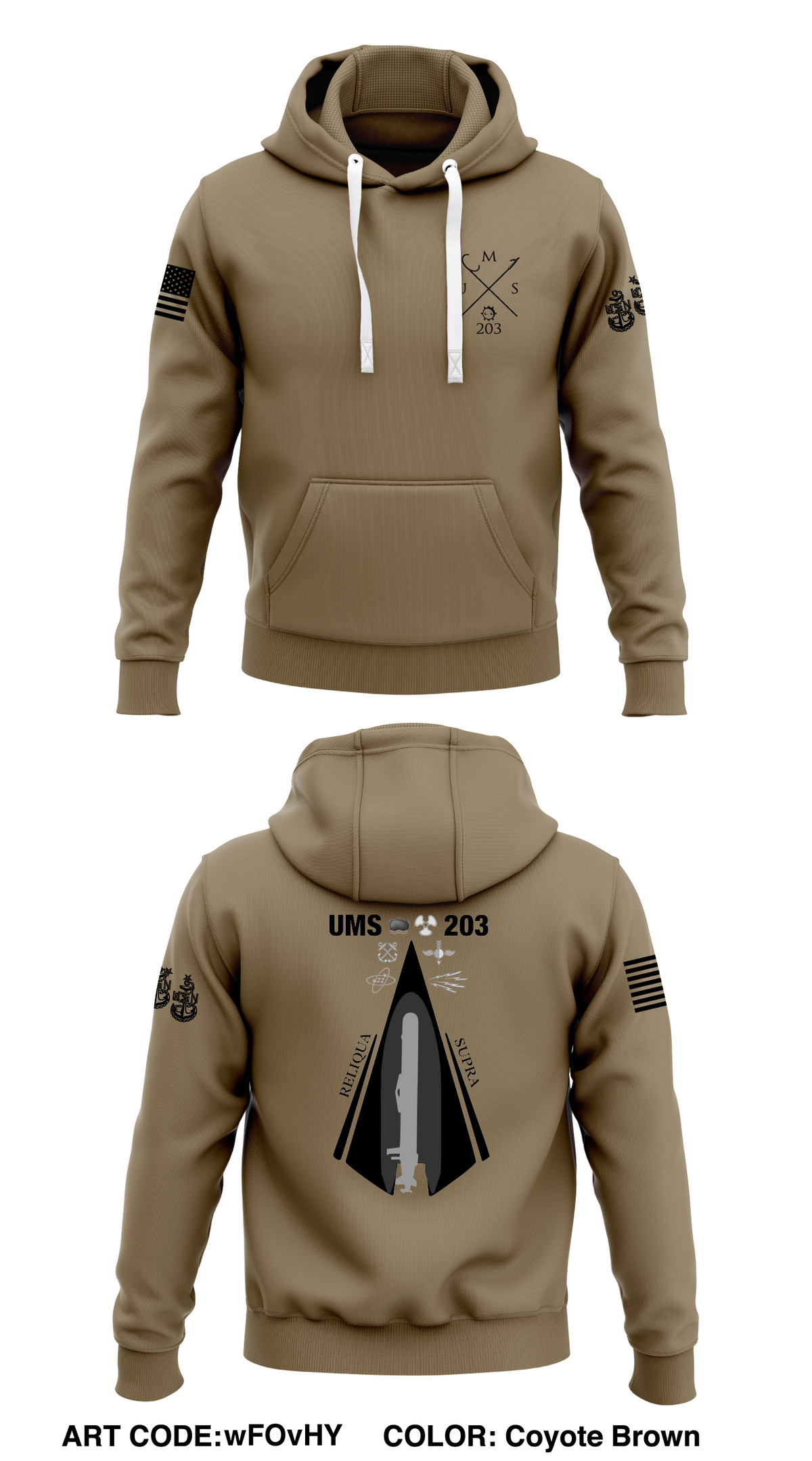 UMS 23 Store 1  Core Men's Hooded Performance Sweatshirt - wFOvHY