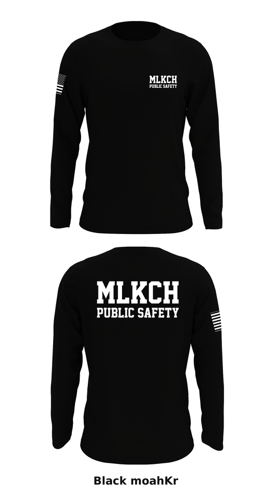 MLKCH Public Safety  Store 1 Core Men's LS Performance Tee - moahKr