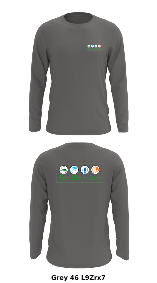 Eco Elements Store 1 Core Men's LS Performance Tee - L9Zrx7