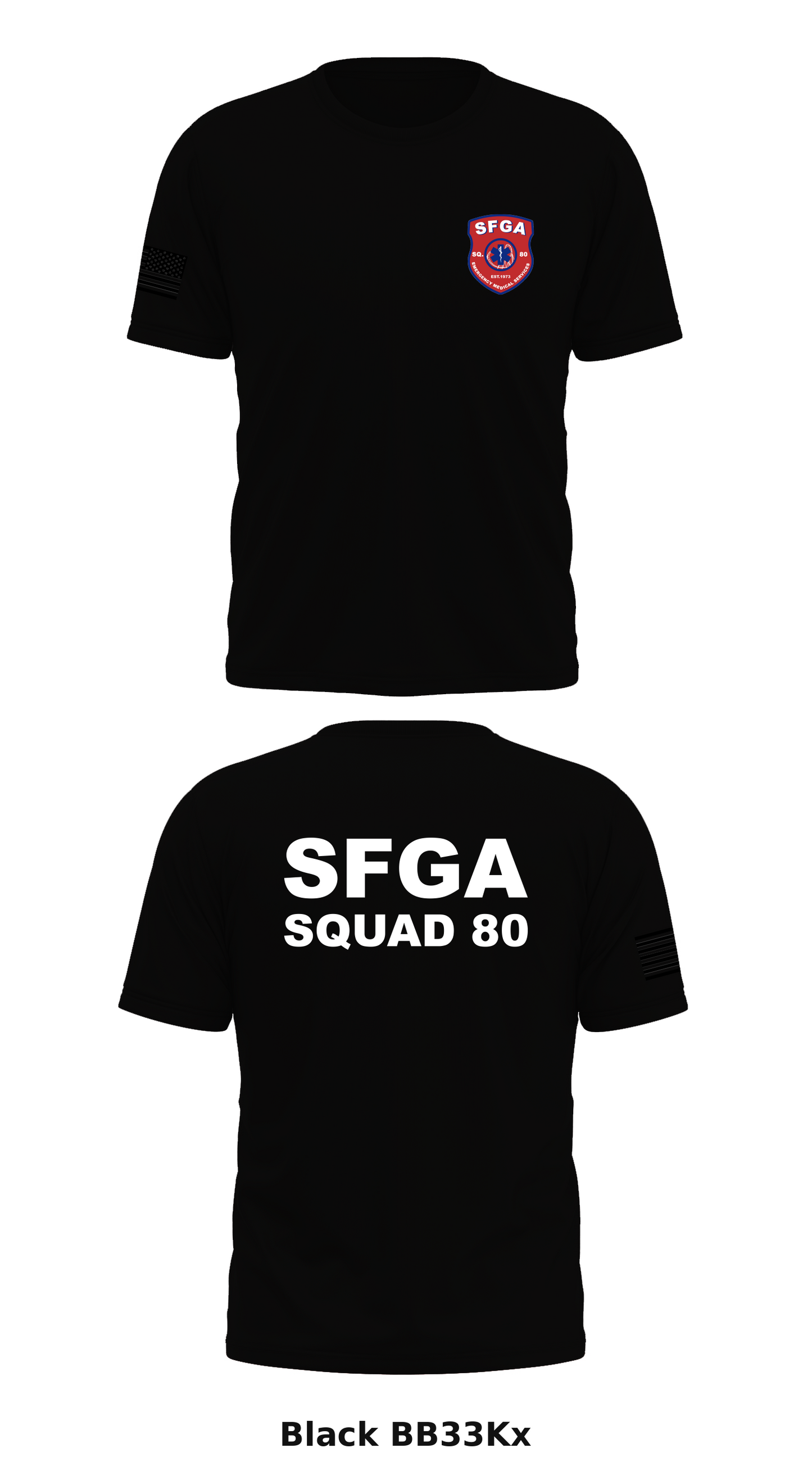 Squad 80 Store 1 Core Men's SS Performance Tee - BB33Kx