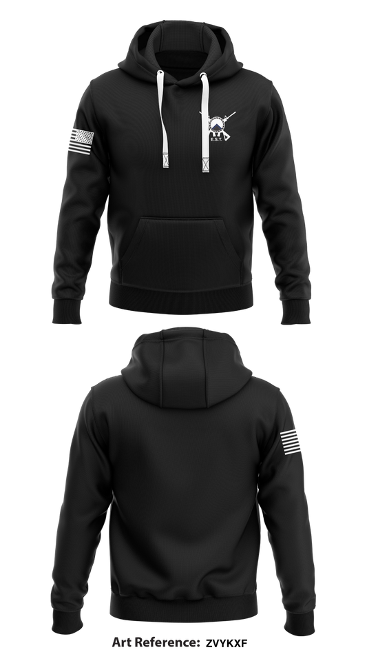 GCRTA Emergency Service Team (EST) Store 1  Core Men's Hooded Performance Sweatshirt - ZvykxF
