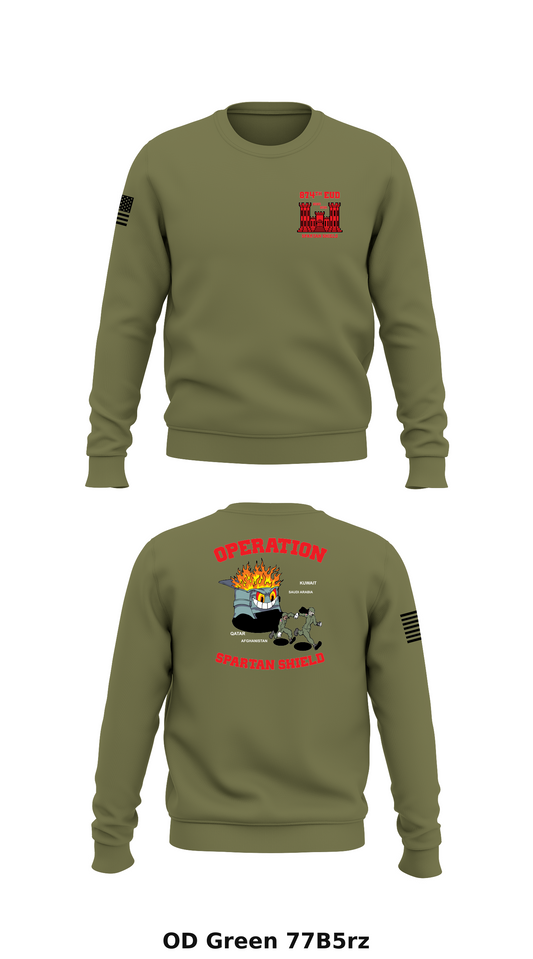 874 EUD Store 1 Core Men's Crewneck Performance Sweatshirt - 77B5rz