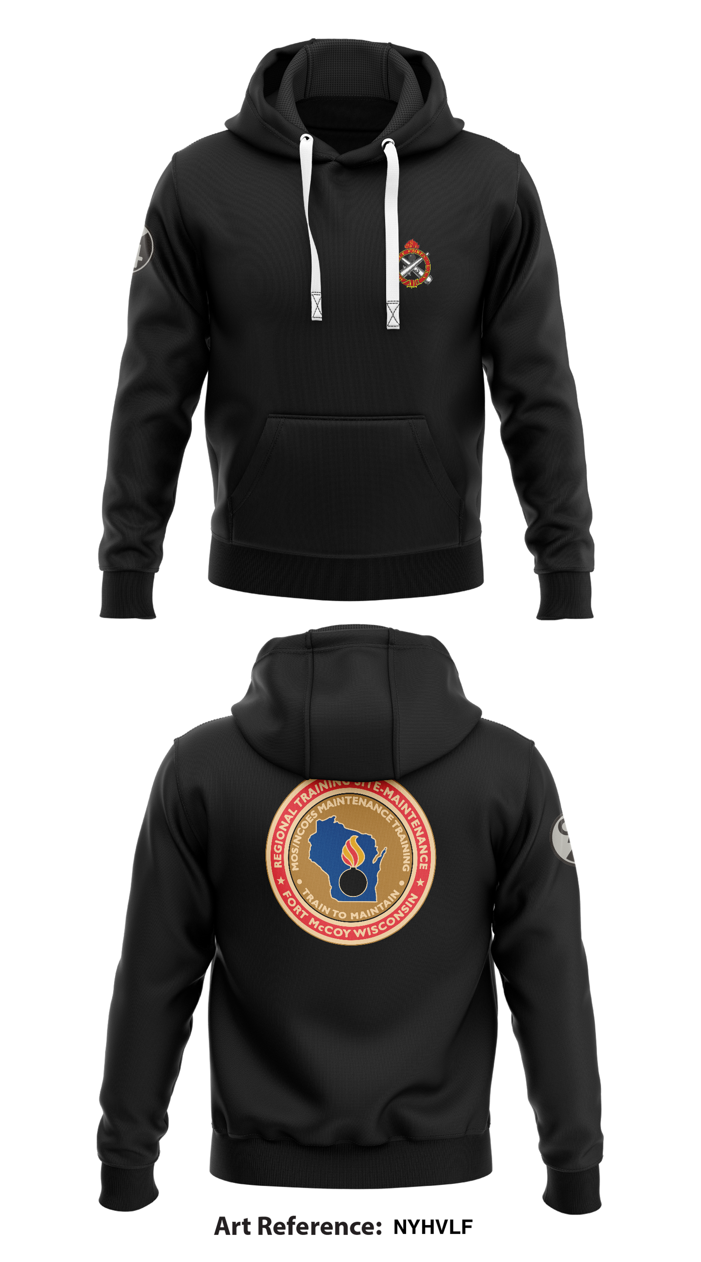 Ft. McCoy RTS-M Store 1  Core Men's Hooded Performance Sweatshirt - NYHVLF