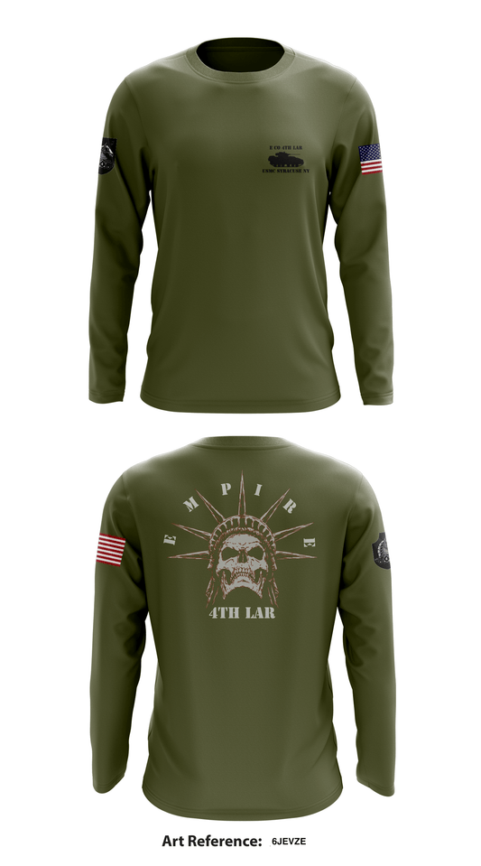 Co E 4th LAR Bn. Core Men's LS Performance Tee - 6jEVZE