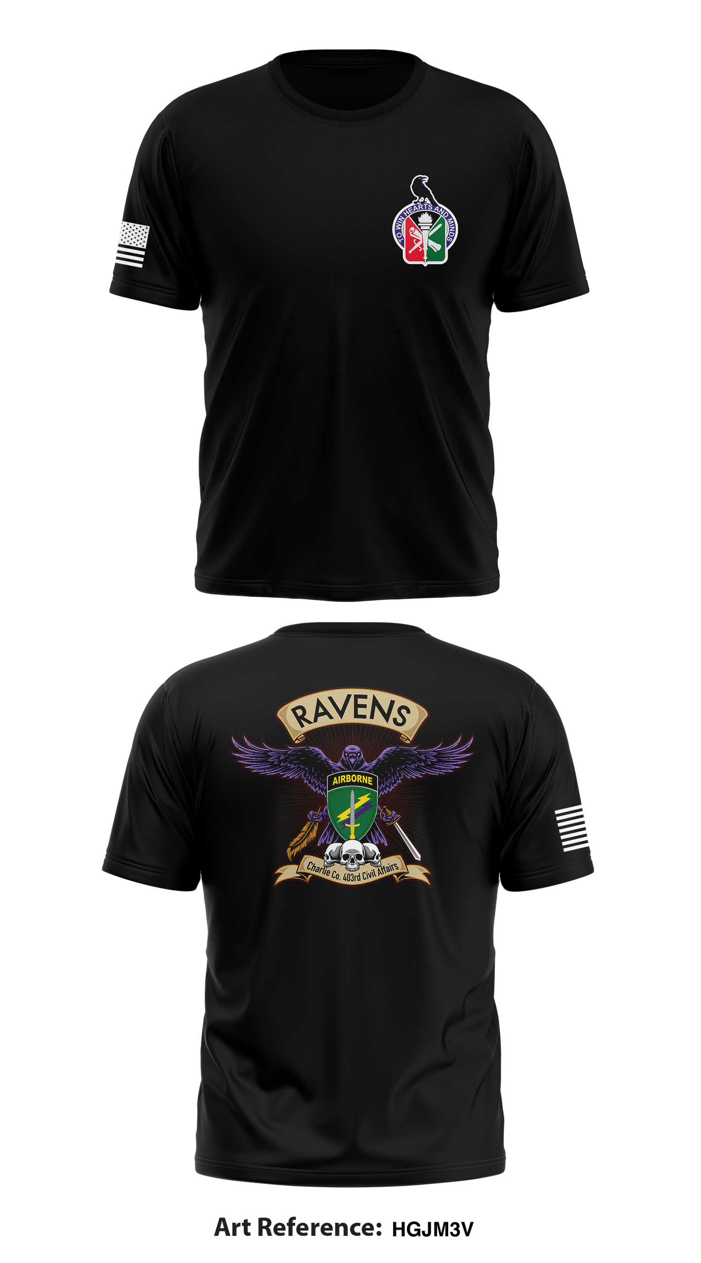 C Co. 403rd Civil Affairs BN Store 1 Core Men's SS Performance Tee - HGjM3V