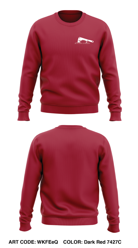 Butcher Co, 1-77 AR Core Men's Crewneck Performance Sweatshirt - WKFEeQ