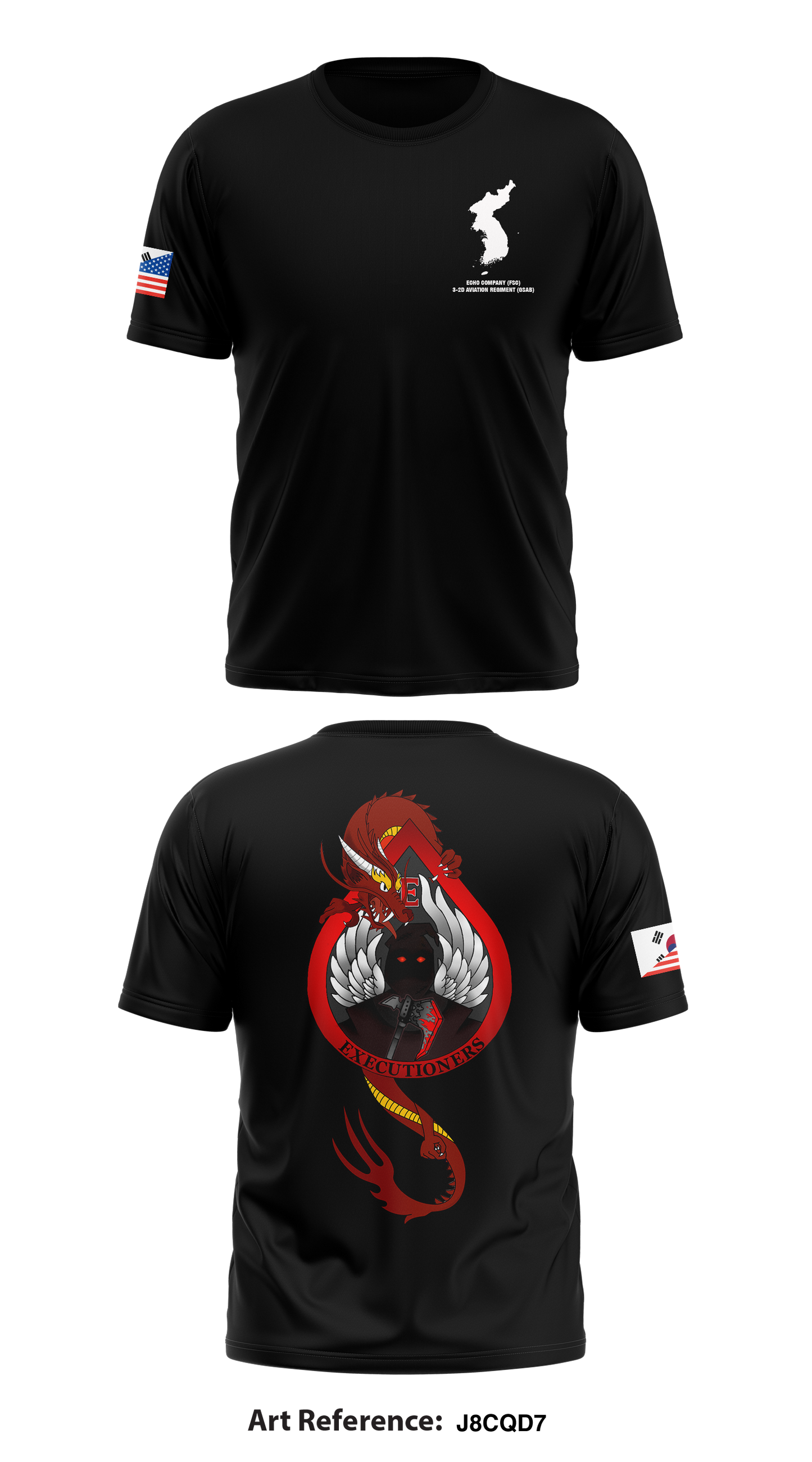 Echo Company (FSC), 3-2D Aviation Regiment (GSAB) Store 1 Core Men's SS Performance Tee - J8CQd7