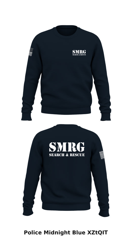 SMRG Store 1 Core Men's Crewneck Performance Sweatshirt - XZtQIT