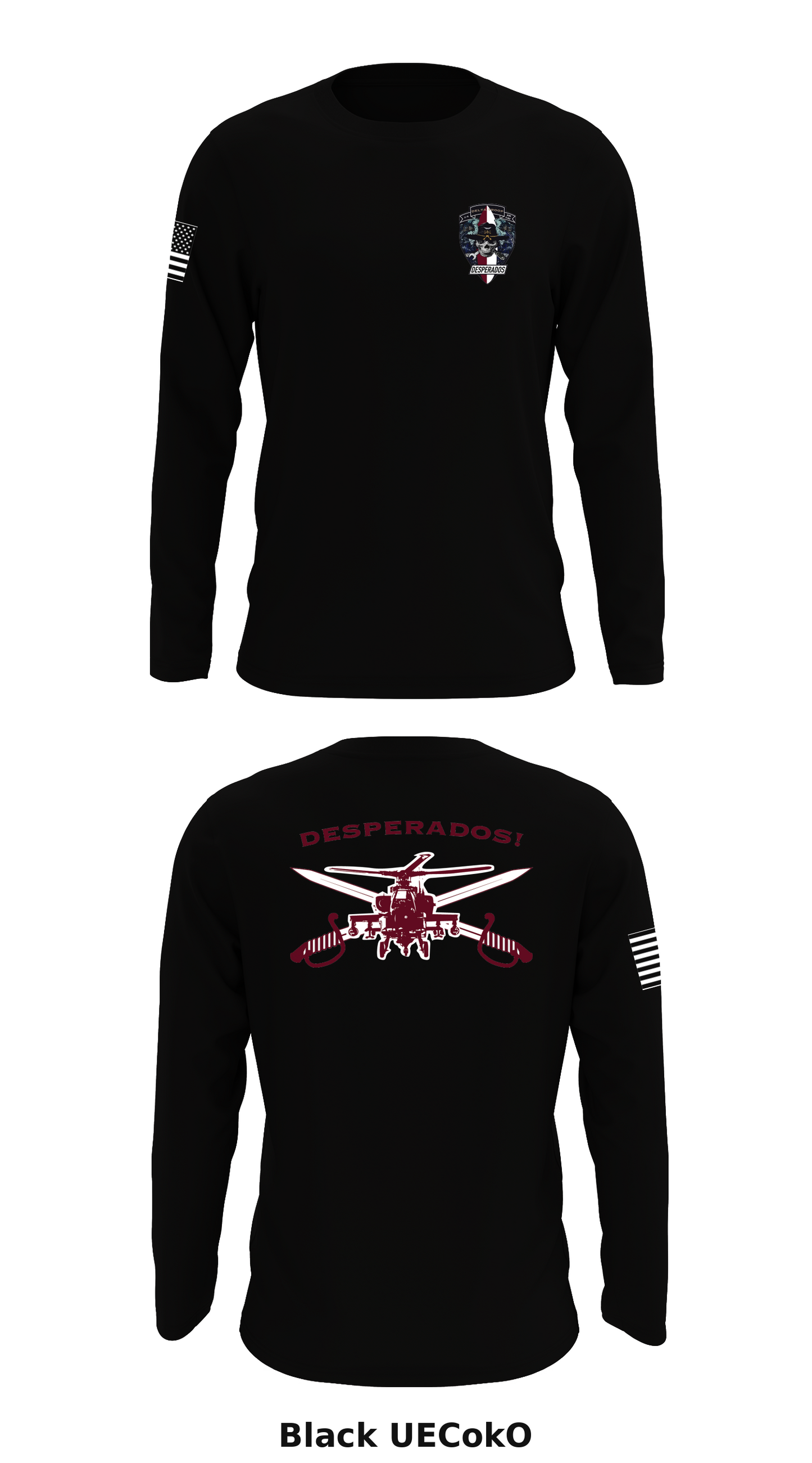 D TRP 2-6 CAV Store 1 Core Men's LS Performance Tee - UECokO