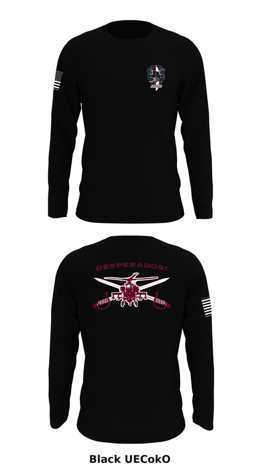 D TRP 2-6 CAV Store 1 Core Men's LS Performance Tee - UECokO