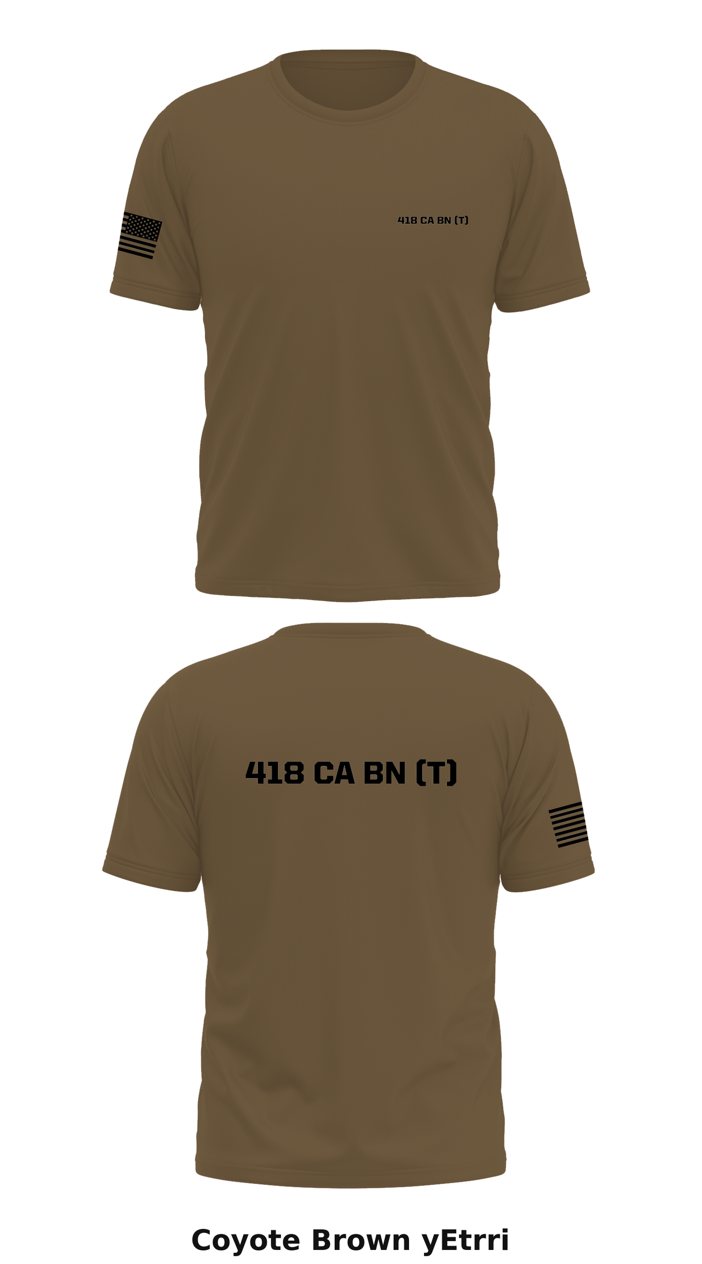 418 CA BN (T) Store 1 Core Men's SS Performance Tee - yEtrri