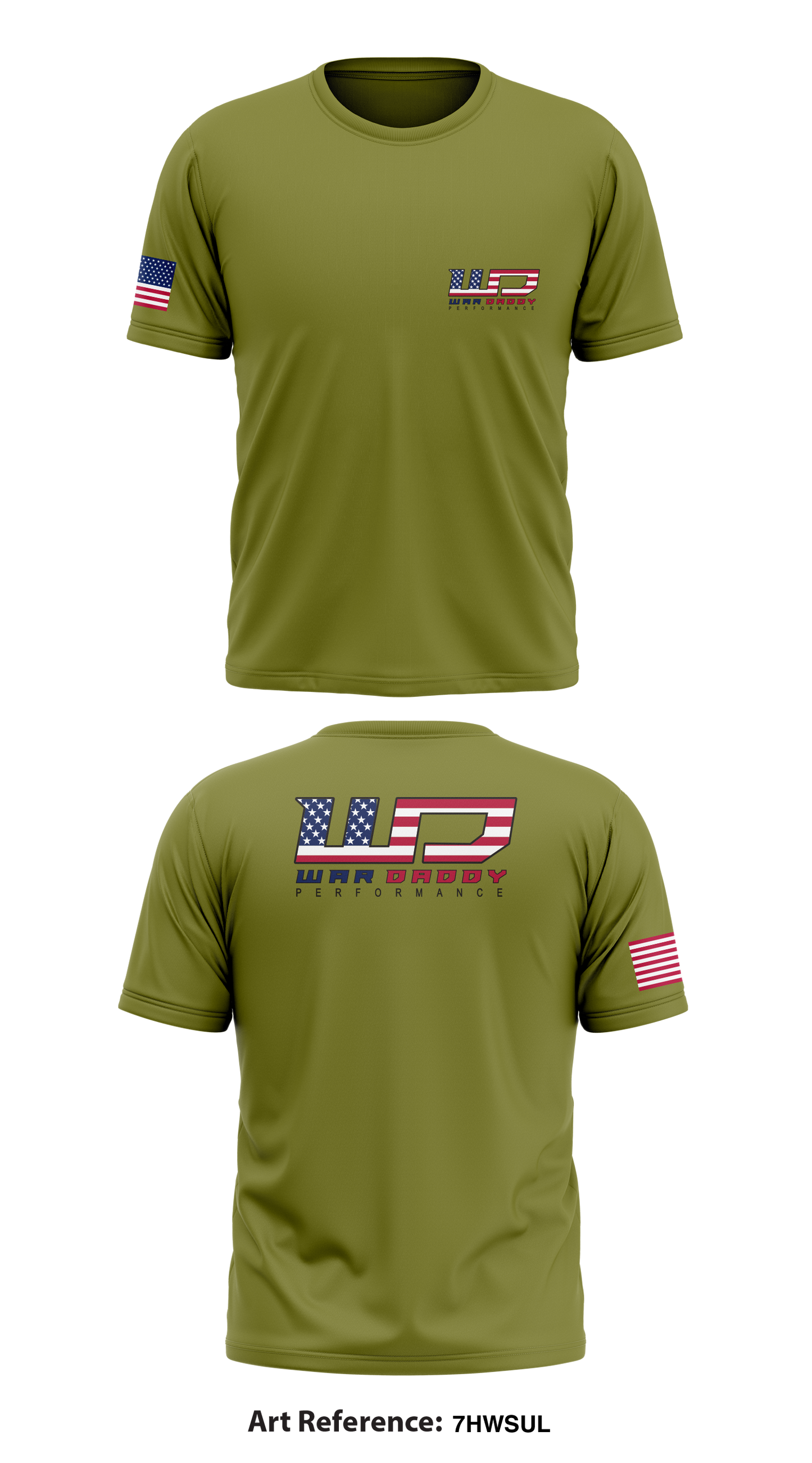 War Daddy Performance Store 1 Core Men's SS Performance Tee - 7hWSuL