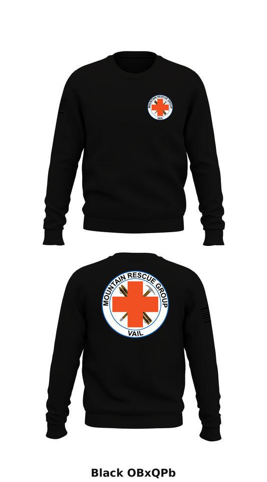 Vail Mountain Rescue Group Store 1 Core Men's Crewneck Performance Sweatshirt - OBxQPb