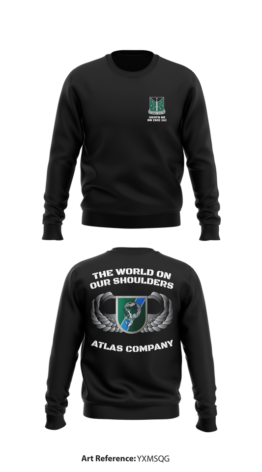 ATLAS COMPANY   Store 1 Core Men's Crewneck Performance Sweatshirt - YXMsqG