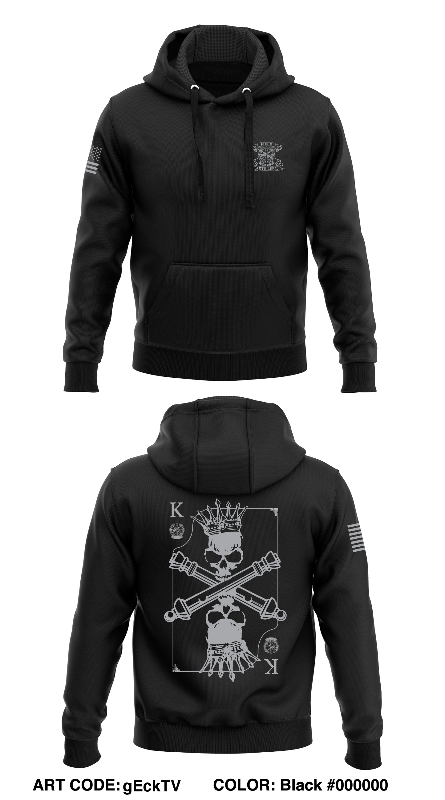 FA Master Gunner Division Store 1  Core Men's Hooded Performance Sweatshirt - gEckTV