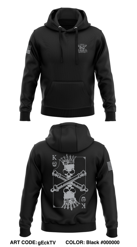 FA Master Gunner Division Store 1  Core Men's Hooded Performance Sweatshirt - gEckTV