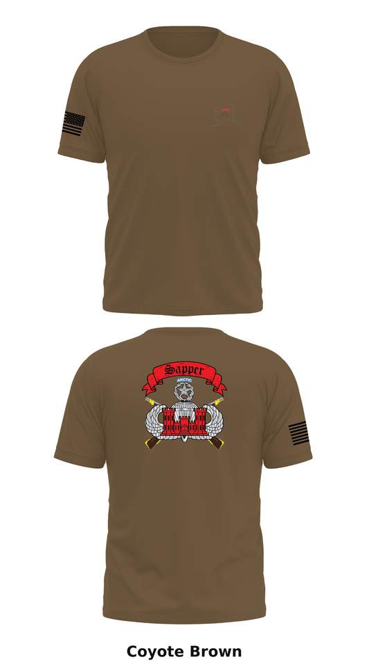 Sapper Company, 6th BEB, 4-25 IBCT (ABN) Store 1 Core Men's SS Performance Tee - 42575416908