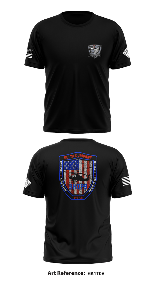 D. Co, 4-4 AB, 4th CAB Store 1 Core Men's SS Performance Tee - 6K1T0v