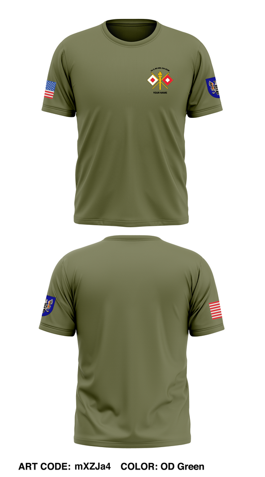 CUSTOM Co C, 90 ASB, 11th ECAB Store 1 Core Men's SS Performance Tee - mXZJa4