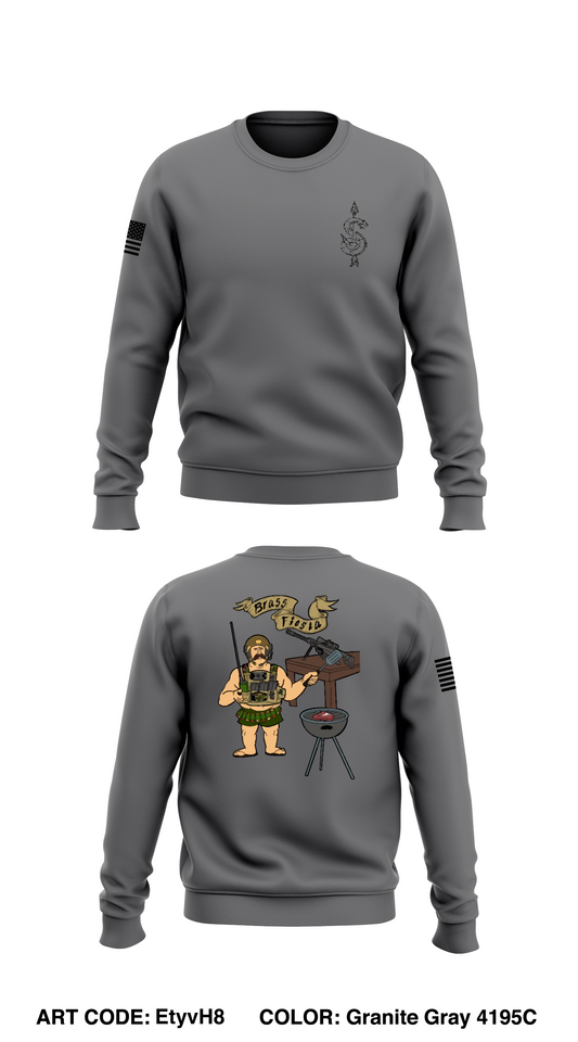 HHC  1/121 in/ 48th bgde  Store 1 Core Men's Crewneck Performance Sweatshirt - EtyvH8