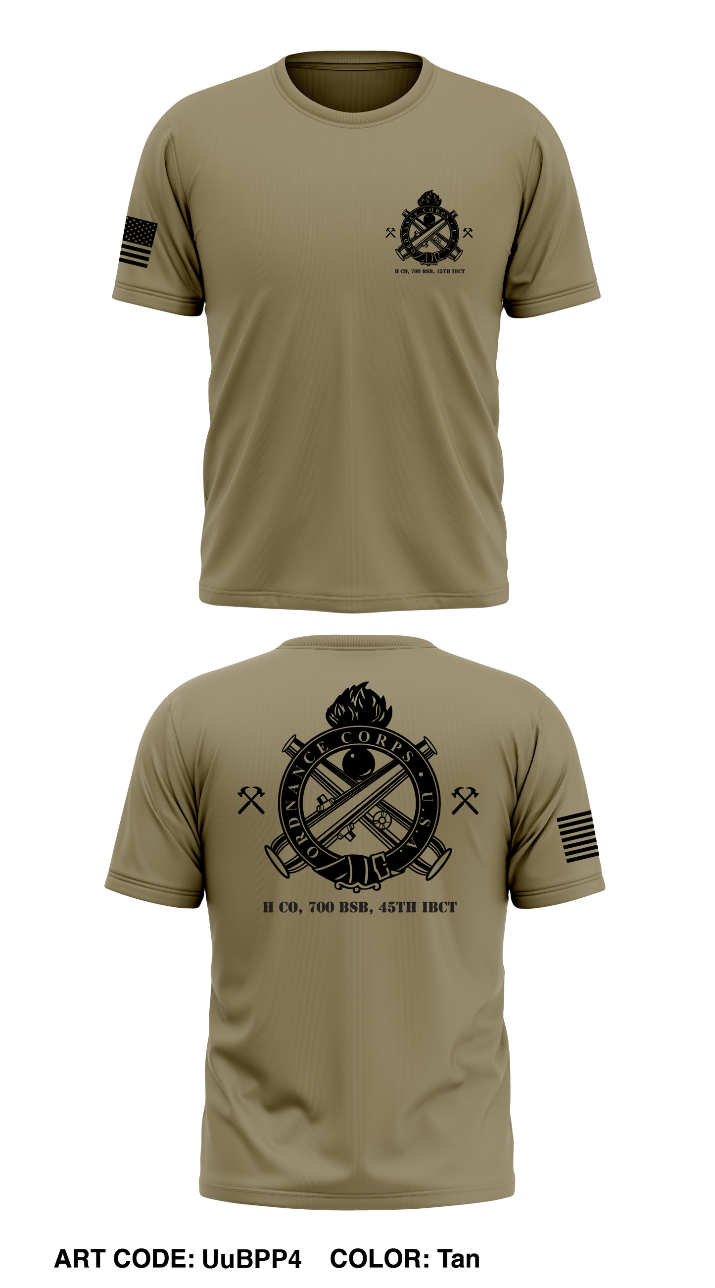 H co, 700 BSB, 45th IBCT Store 1 Core Men's SS Performance Tee - UuBPP4