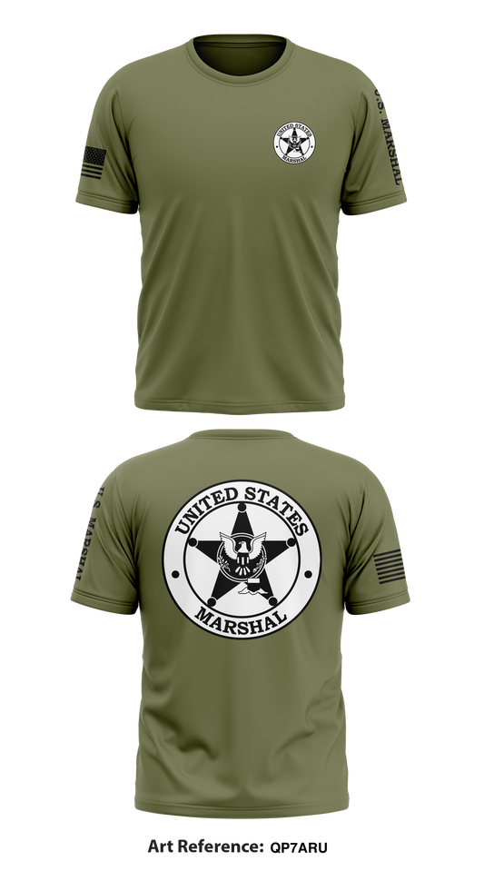 U.S. MARSHAL Store 1 Core Men's SS Performance Tee - qP7ARU