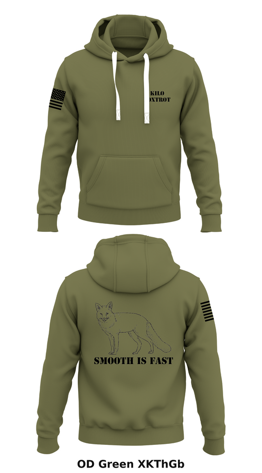 Kilo Foxtrot  Store 1  Core Men's Hooded Performance Sweatshirt - XKThGb