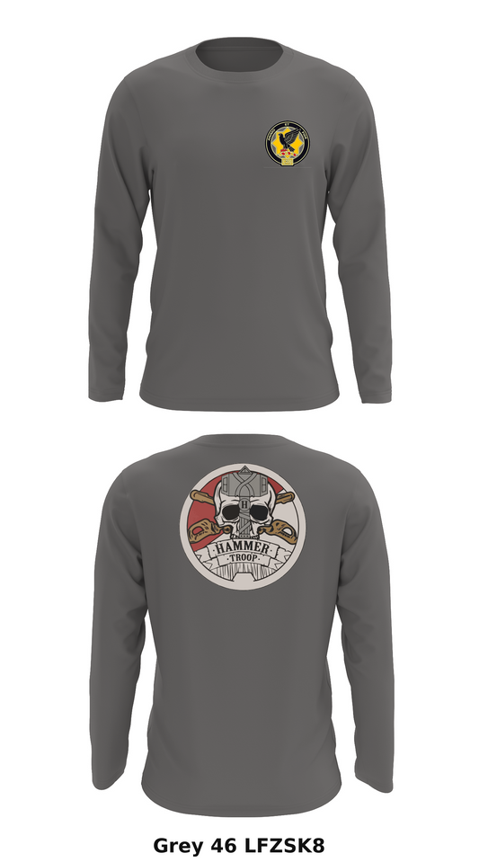 HHT, 5th Squadron, 1st Cavalry Regiment Store 1 Core Men's LS Performance Tee - LFZSK8
