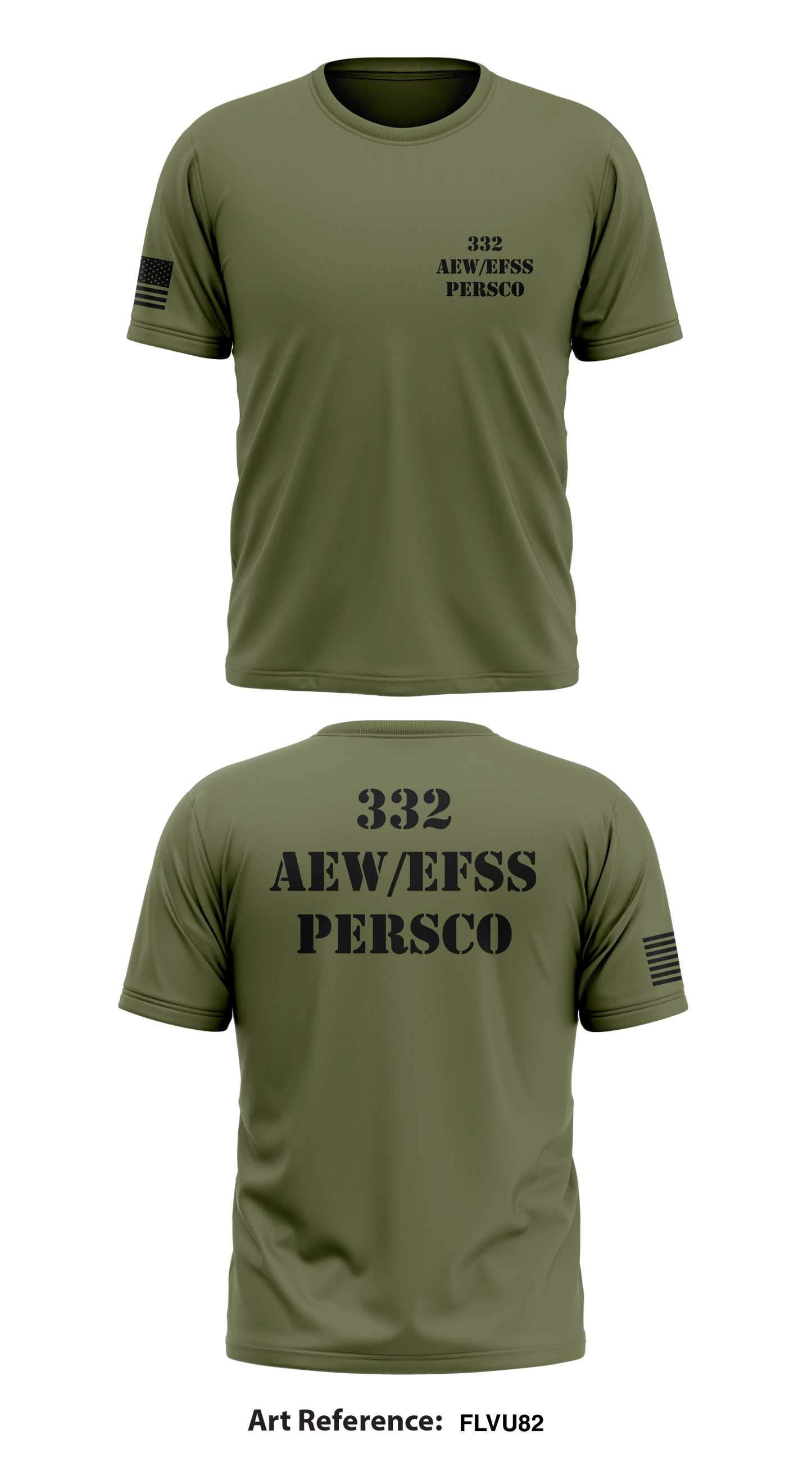 332 AEW/EFSS PERSCO Store 1 Core Men's SS Performance Tee - fLvu82