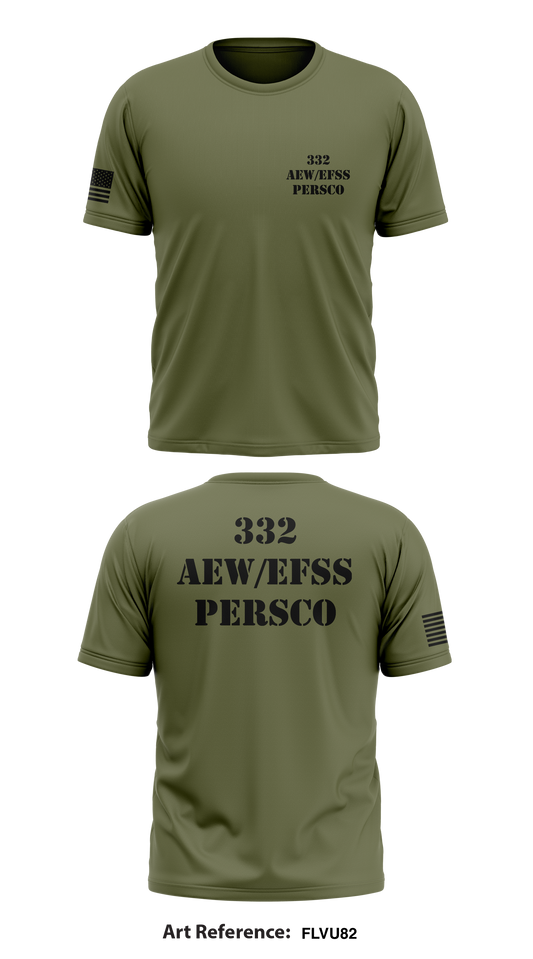 332 AEW/EFSS PERSCO Store 1 Core Men's SS Performance Tee - fLvu82